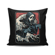 Ghost Wave - Throw Pillow