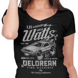 Giga Watts Garage - Women's V-Neck