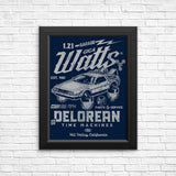 Giga Watts Garage - Posters & Prints