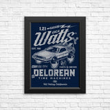 Giga Watts Garage - Posters & Prints