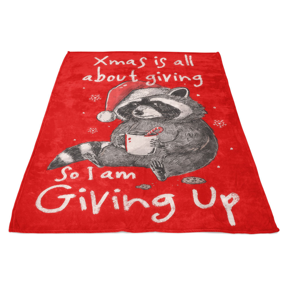 Giving Up Xmas - Fleece Blanket