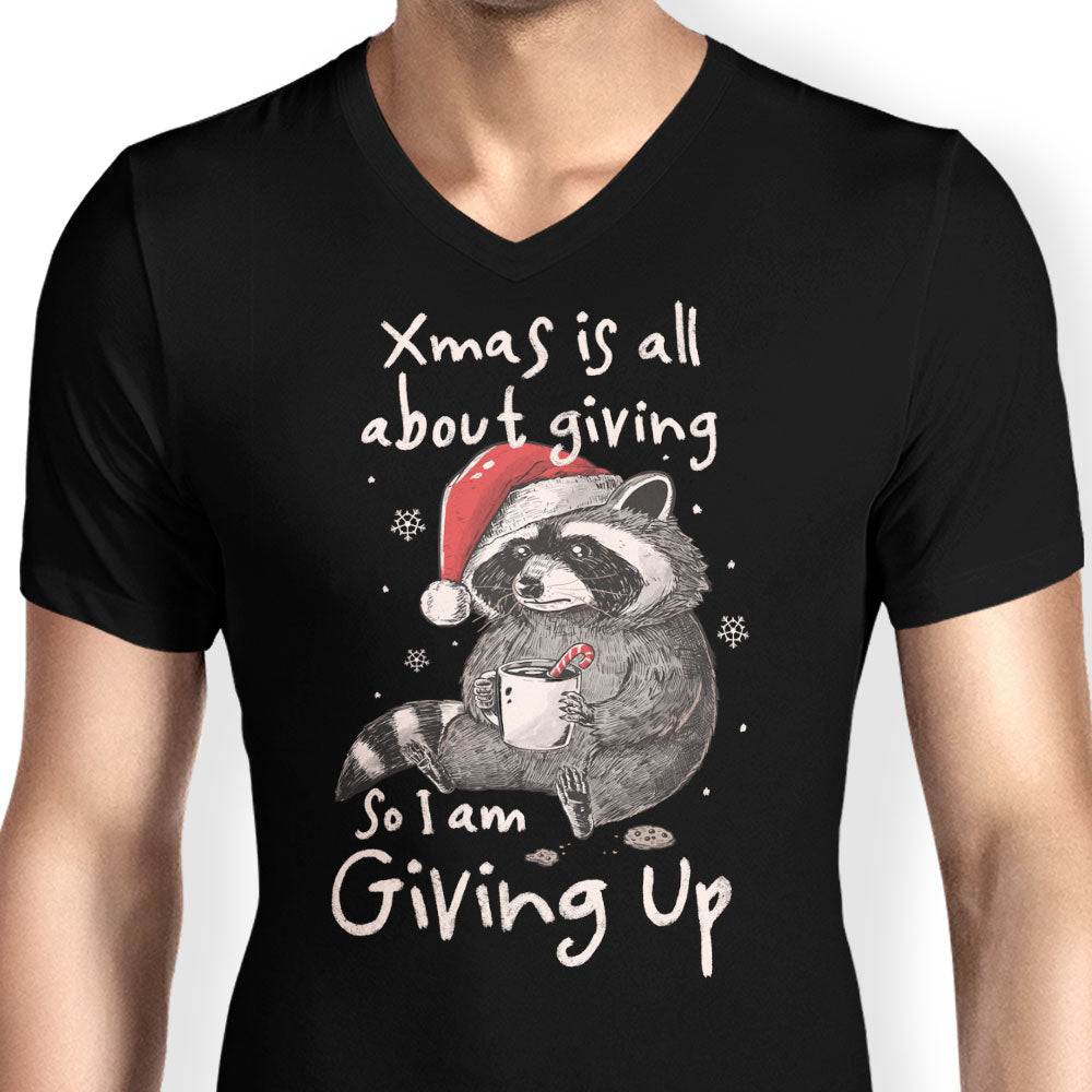 Giving Up Xmas - Men's V-Neck