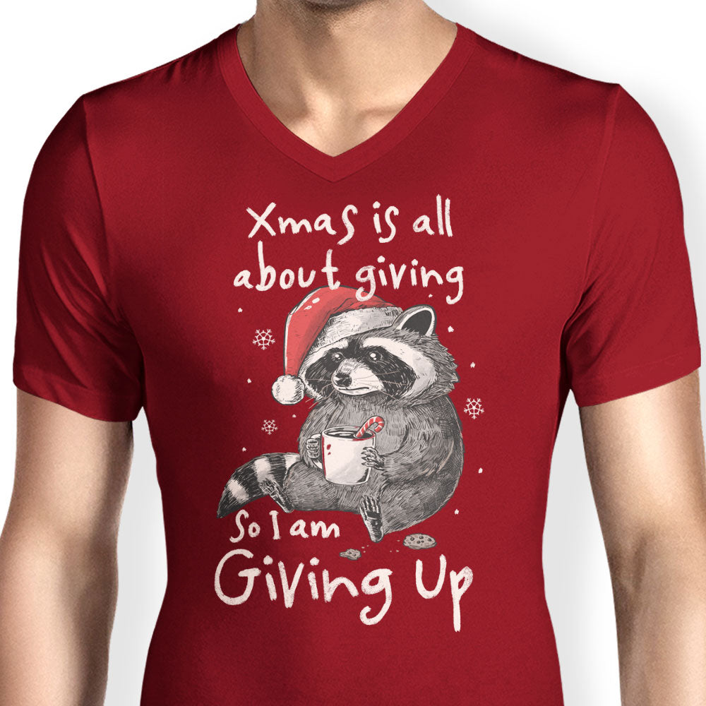 Giving Up Xmas - Men's V-Neck