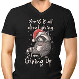 Giving Up Xmas - Men's V-Neck