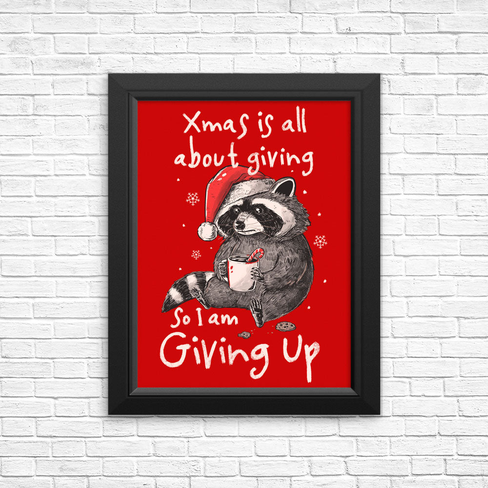 Giving Up Xmas - Posters & Prints