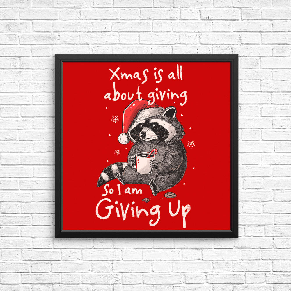Giving Up Xmas - Posters & Prints