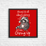Giving Up Xmas - Posters & Prints