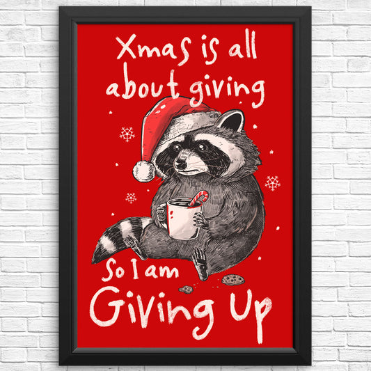 Giving Up Xmas - Posters & Prints