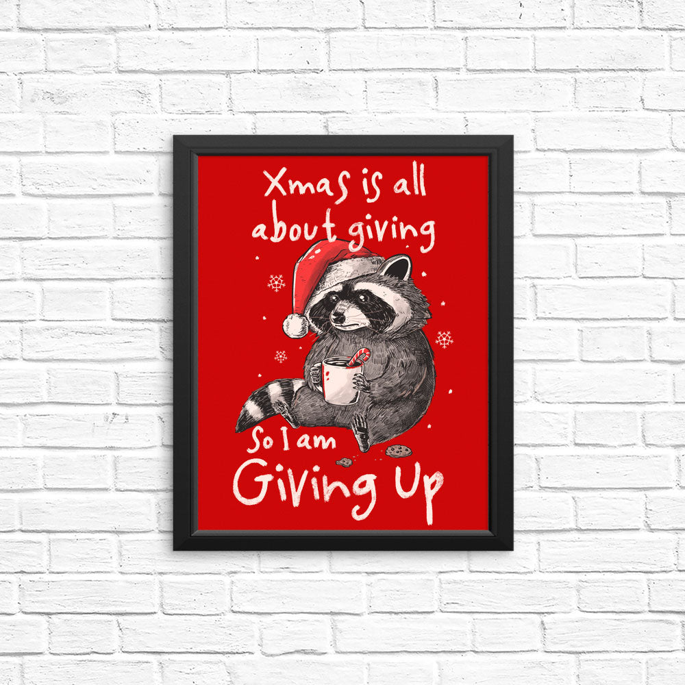 Giving Up Xmas - Posters & Prints