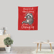 Giving Up Xmas - Wall Tapestry