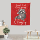 Giving Up Xmas - Wall Tapestry