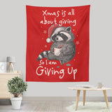 Giving Up Xmas - Wall Tapestry