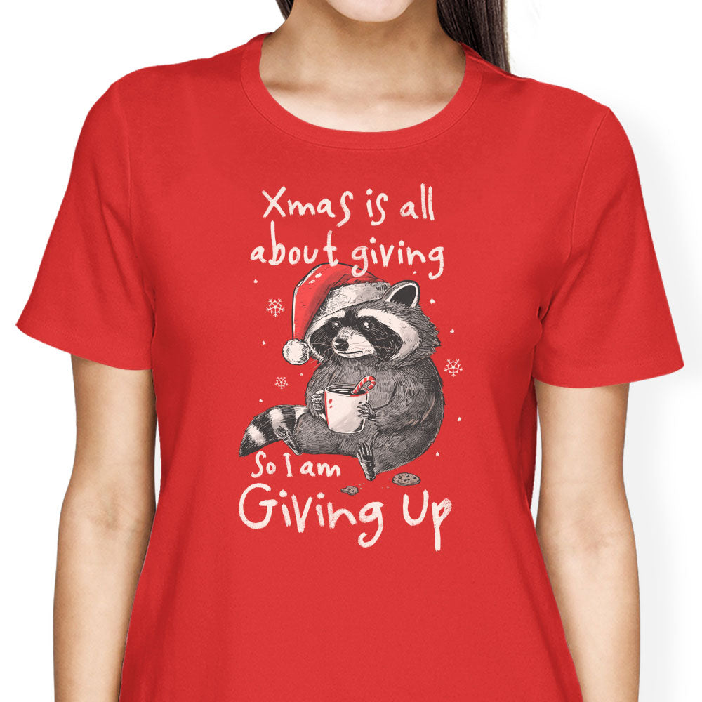 Giving Up Xmas - Women's Apparel