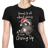 Giving Up Xmas - Women's Apparel