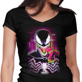 Glitched Symbiote - Women's V-Neck