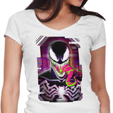 Glitched Symbiote - Women's V-Neck