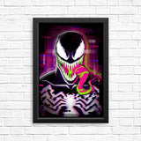 Glitched Symbiote - Posters & Prints