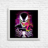 Glitched Symbiote - Posters & Prints