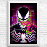 Glitched Symbiote - Posters & Prints