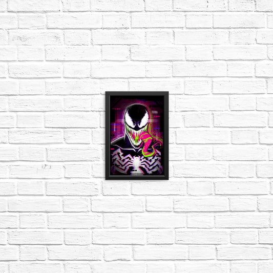 Glitched Symbiote - Posters & Prints