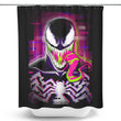 Glitched Symbiote - Shower Curtain