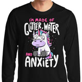 Glitter, Water, and Anxiety - Long Sleeve T-Shirt
