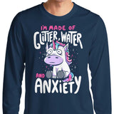 Glitter, Water, and Anxiety - Long Sleeve T-Shirt