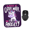 Glitter, Water, and Anxiety - Mousepad