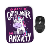 Glitter, Water, and Anxiety - Mousepad
