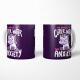 Glitter, Water, and Anxiety - Mug