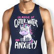 Glitter, Water, and Anxiety - Tank Top