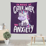 Glitter, Water, and Anxiety - Wall Tapestry