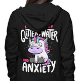 Glitter, Water, and Anxiety - Hoodie