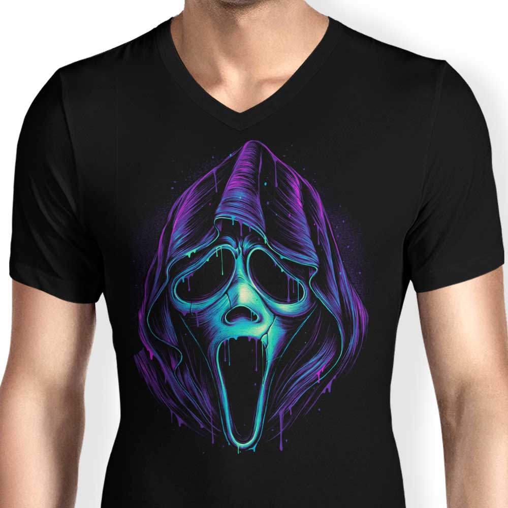 Glowing Ghost - Men's V-Neck