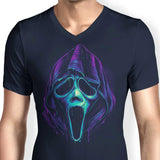 Glowing Ghost - Men's V-Neck
