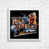 Go Back in Time - Posters & Prints