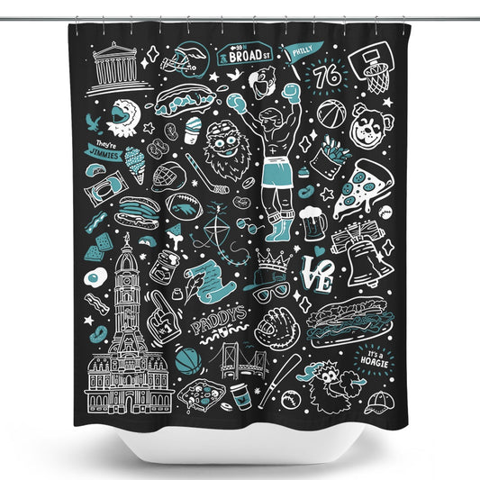 Go Birds - Shower Curtain