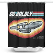 Go Boldly - Shower Curtain