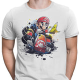 Go Kart Watercolor - Men's Apparel