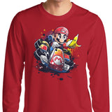 Go Kart Watercolor - Long Sleeve T-Shirt