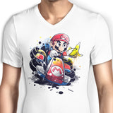 Go Kart Watercolor - Men's V-Neck
