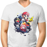 Go Kart Watercolor - Men's V-Neck