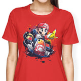 Go Kart Watercolor - Women's Apparel