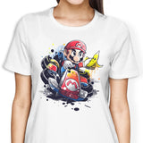 Go Kart Watercolor - Women's Apparel