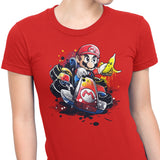 Go Kart Watercolor - Women's Apparel