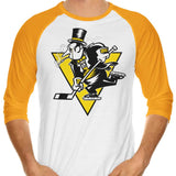Go Pens Go! - 3/4 Sleeve Raglan T-Shirt