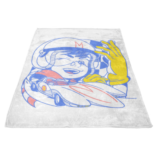 Go Speed, Go! - Fleece Blanket