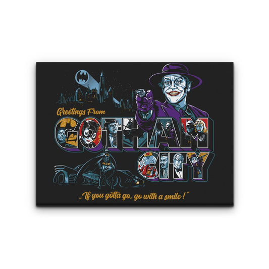 Go With a Smile - Canvas Print