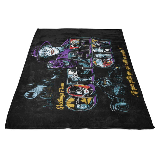 Go With a Smile - Fleece Blanket