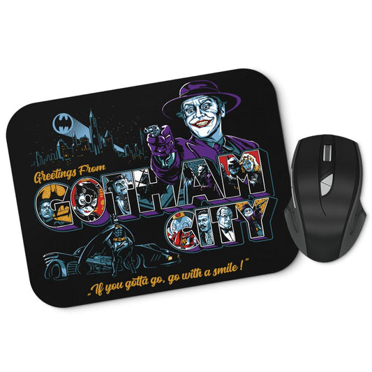 Go With a Smile - Mousepad
